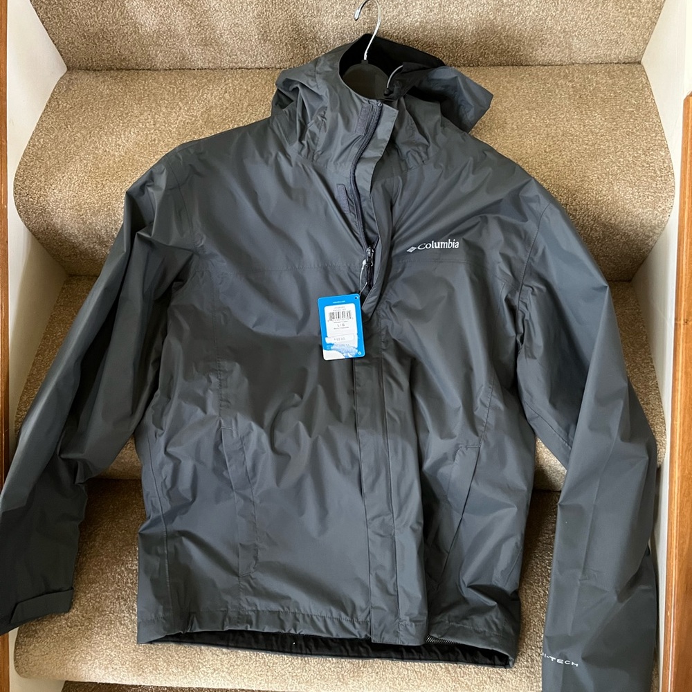 Columbia Rain Jacket- Men’s Large